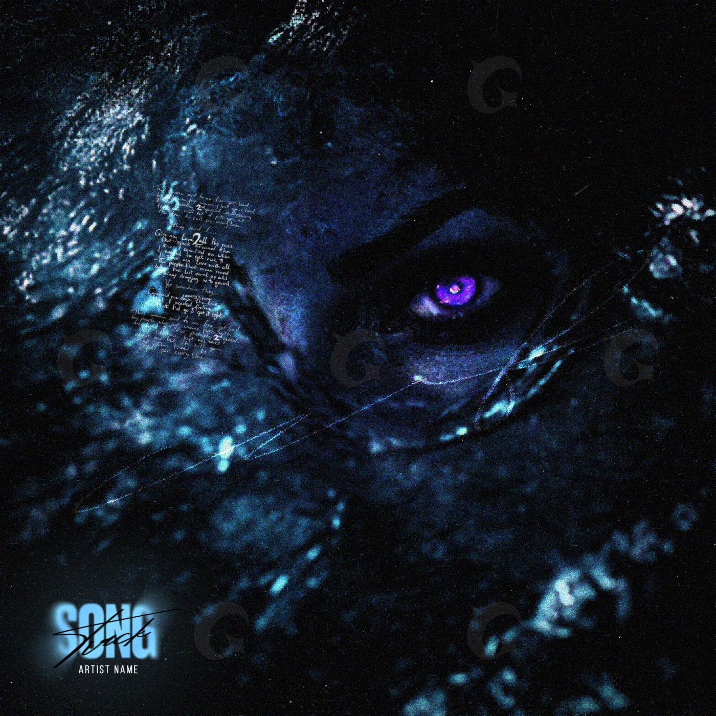 Midnight panther gaze