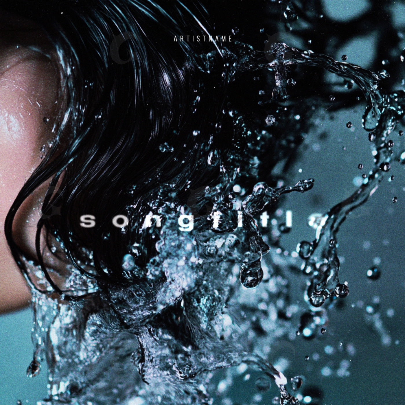 Drenched hair motion