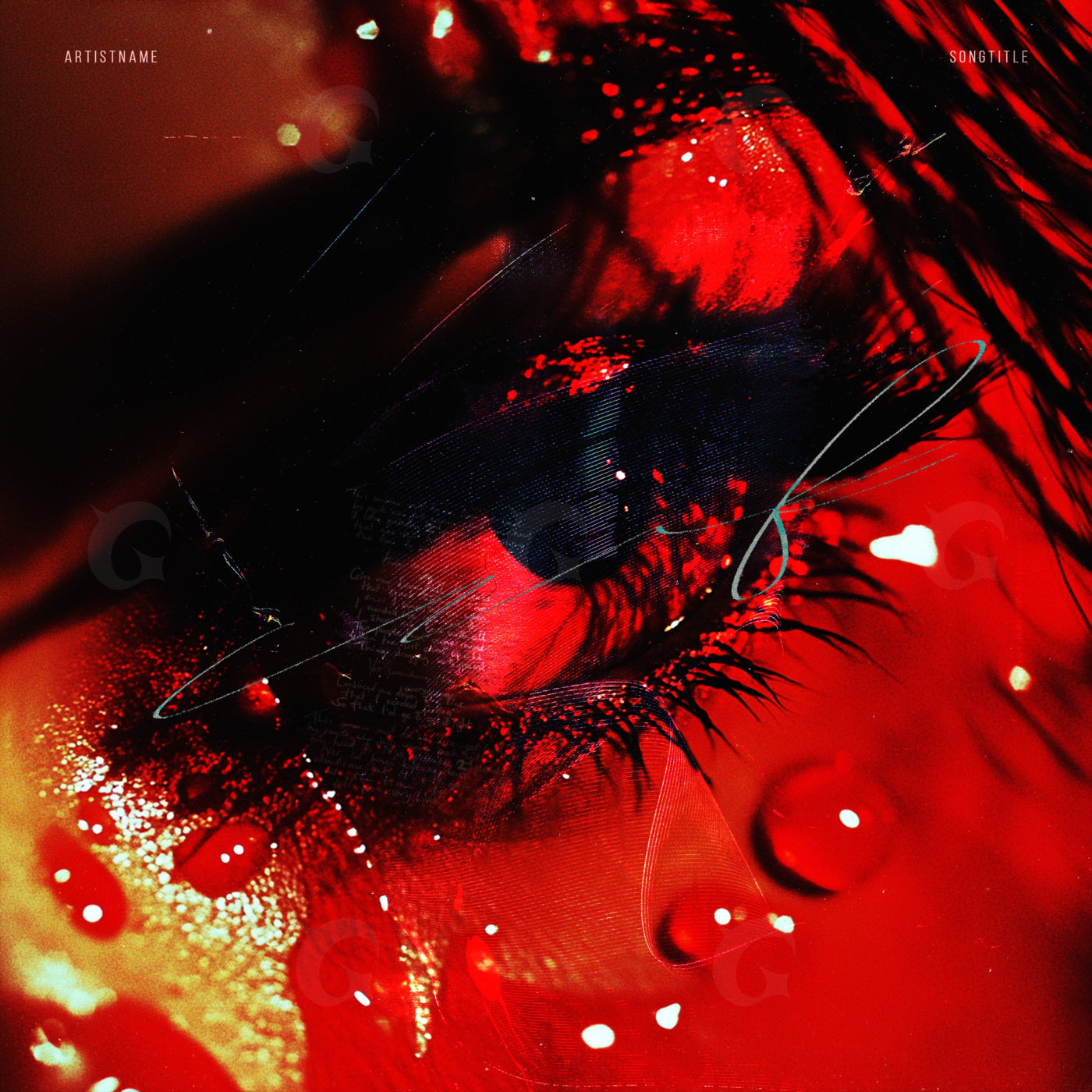 Neon city dreamscape