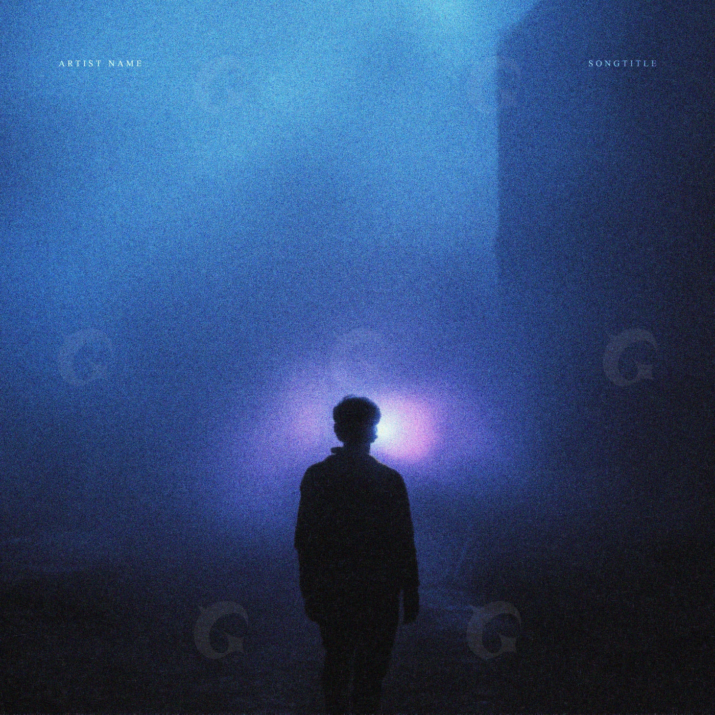 Alone beneath lights