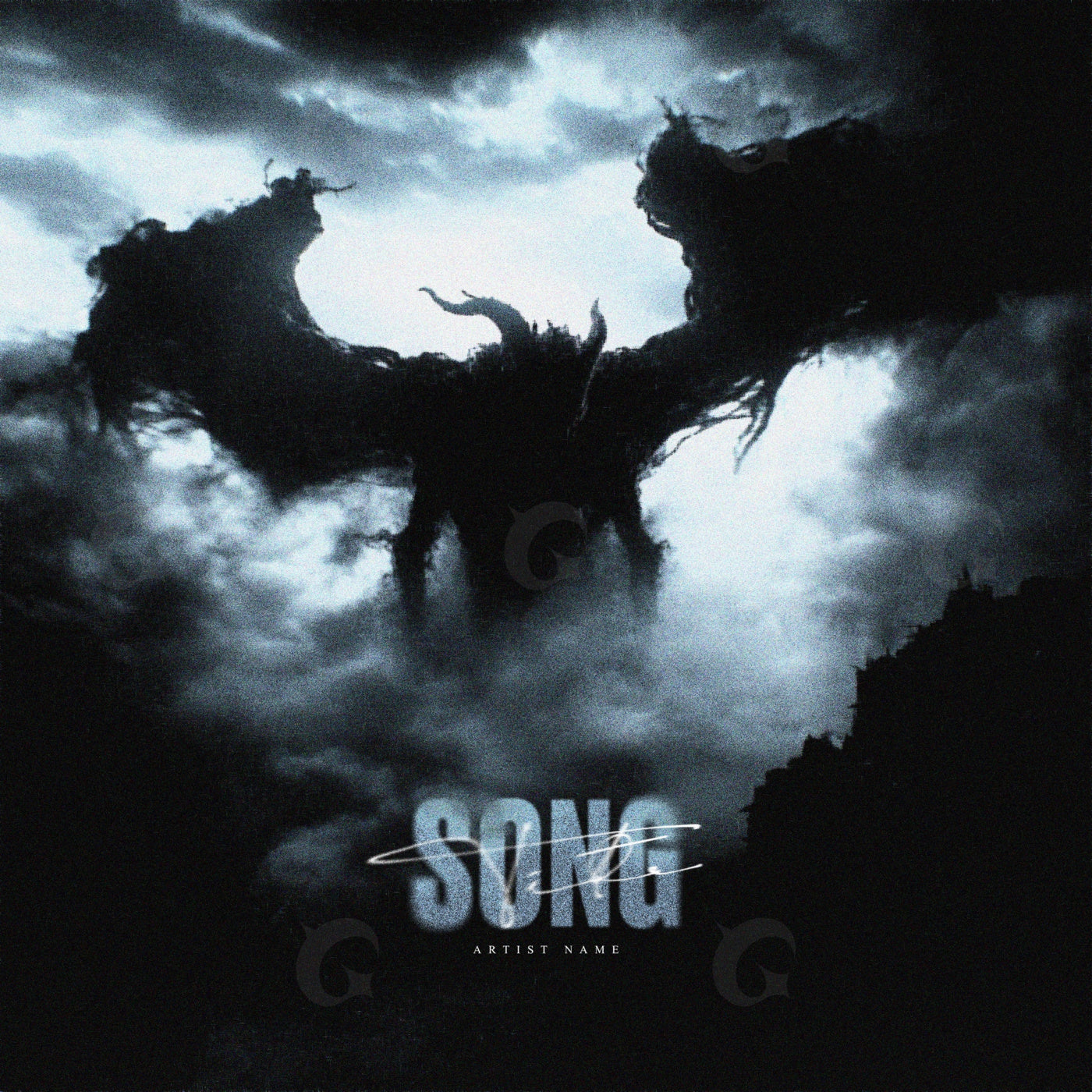 Shadowed winged beast