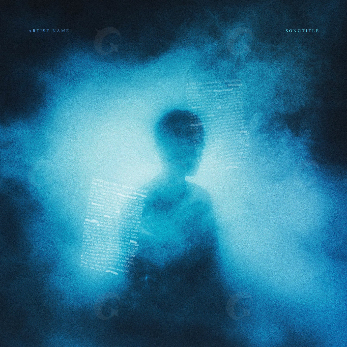 Silhouetted among mist
