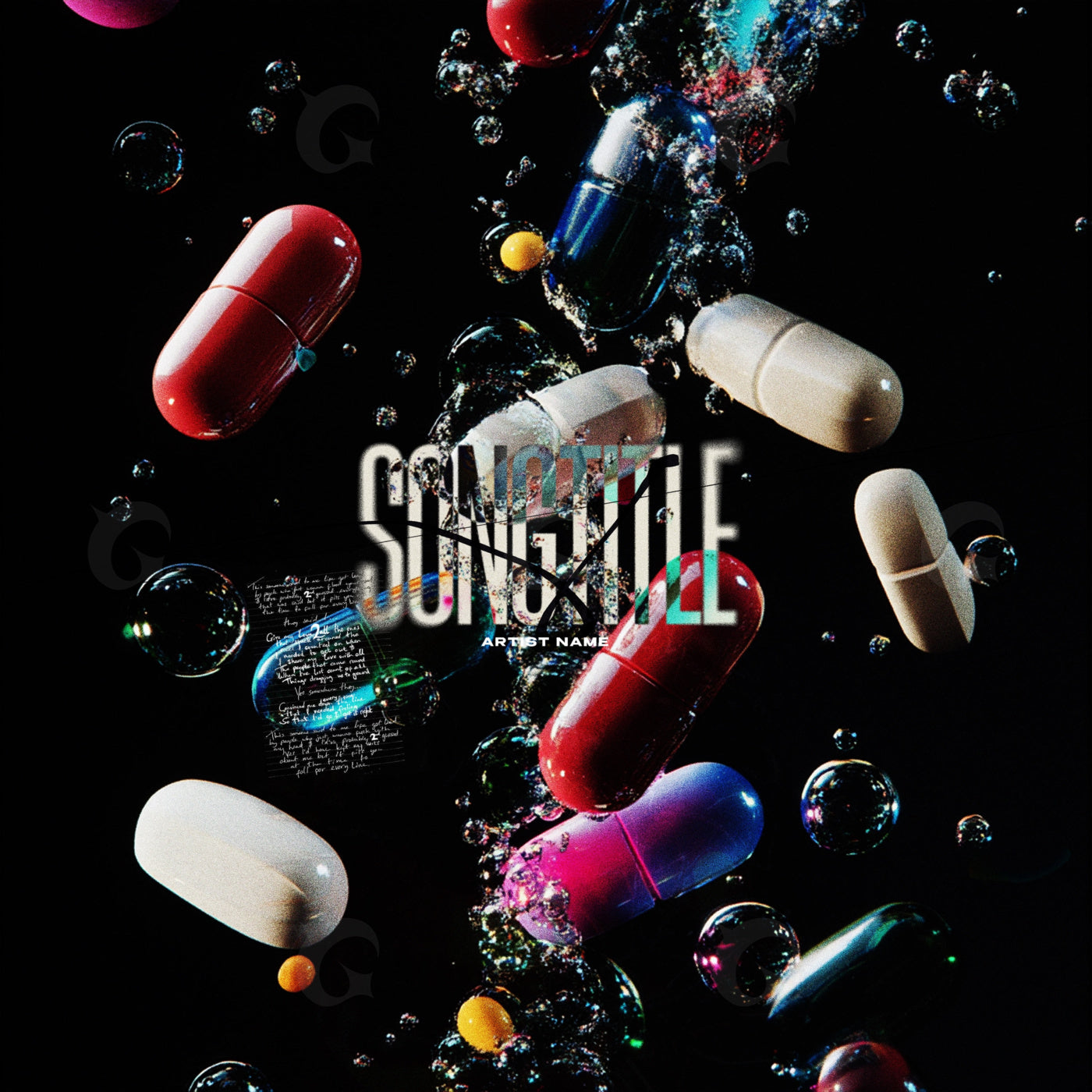 Floating pill cascade