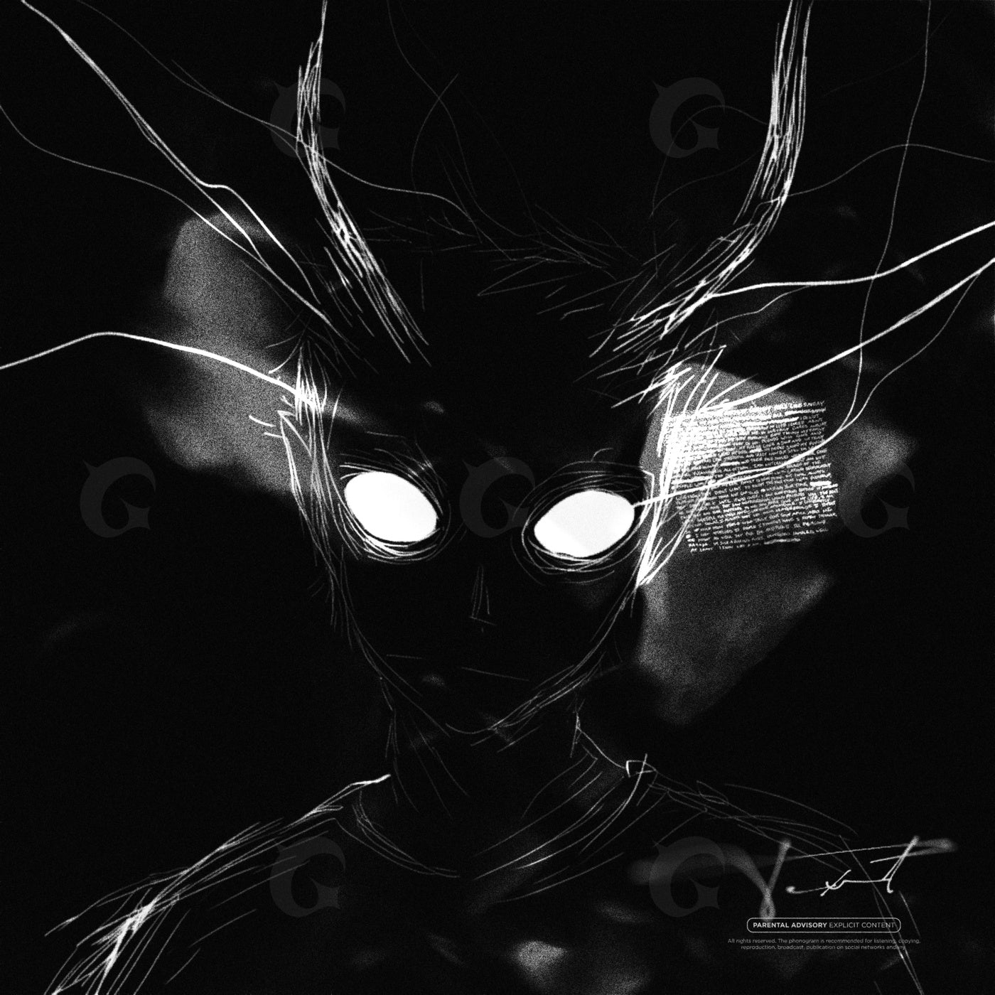 Midnight horned gaze