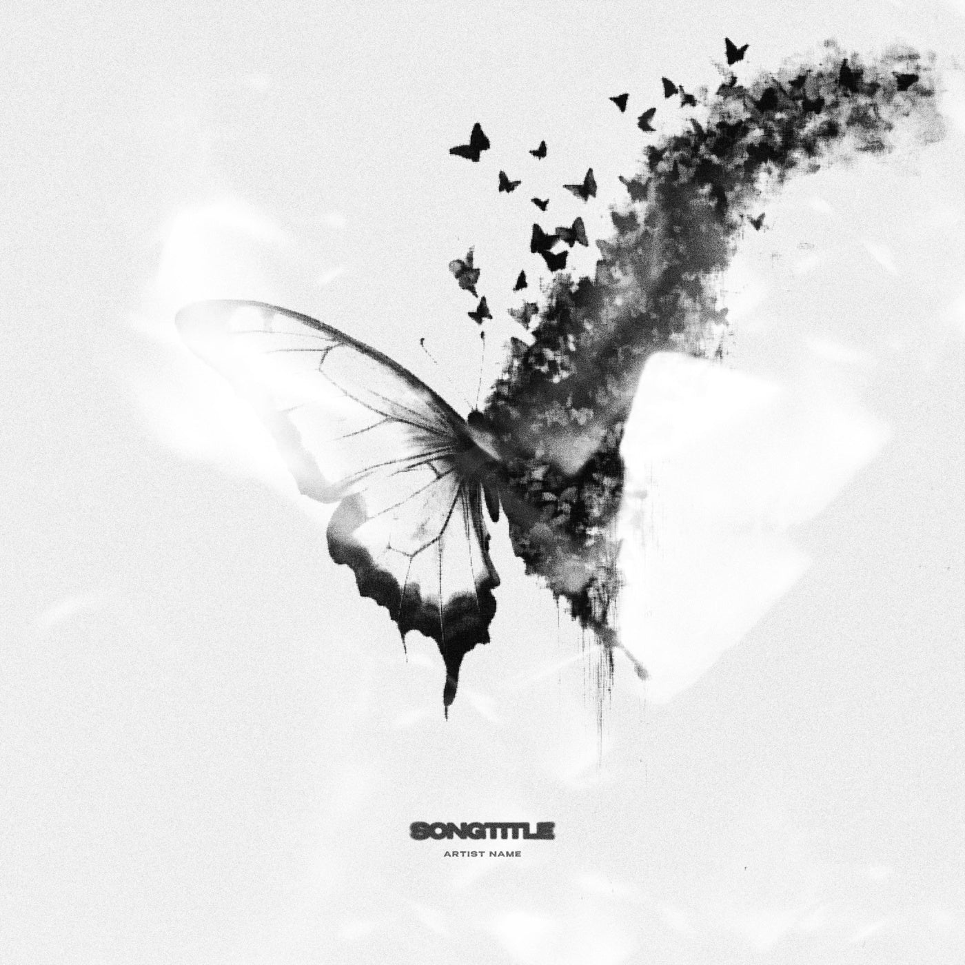 Silent butterfly flight