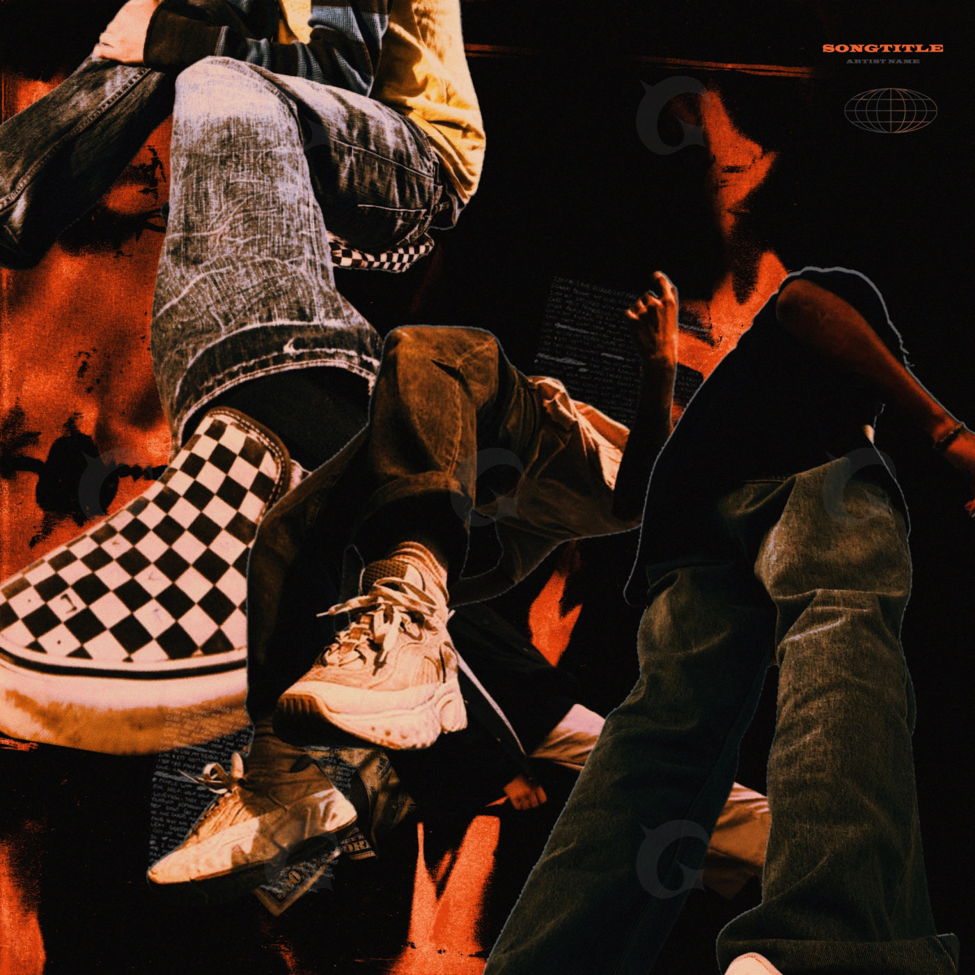 Skater crew in motion