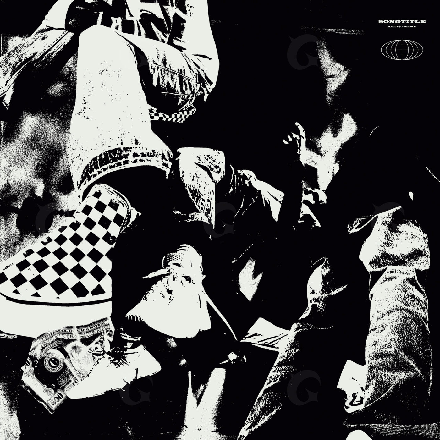 Skateboarders and sneakers