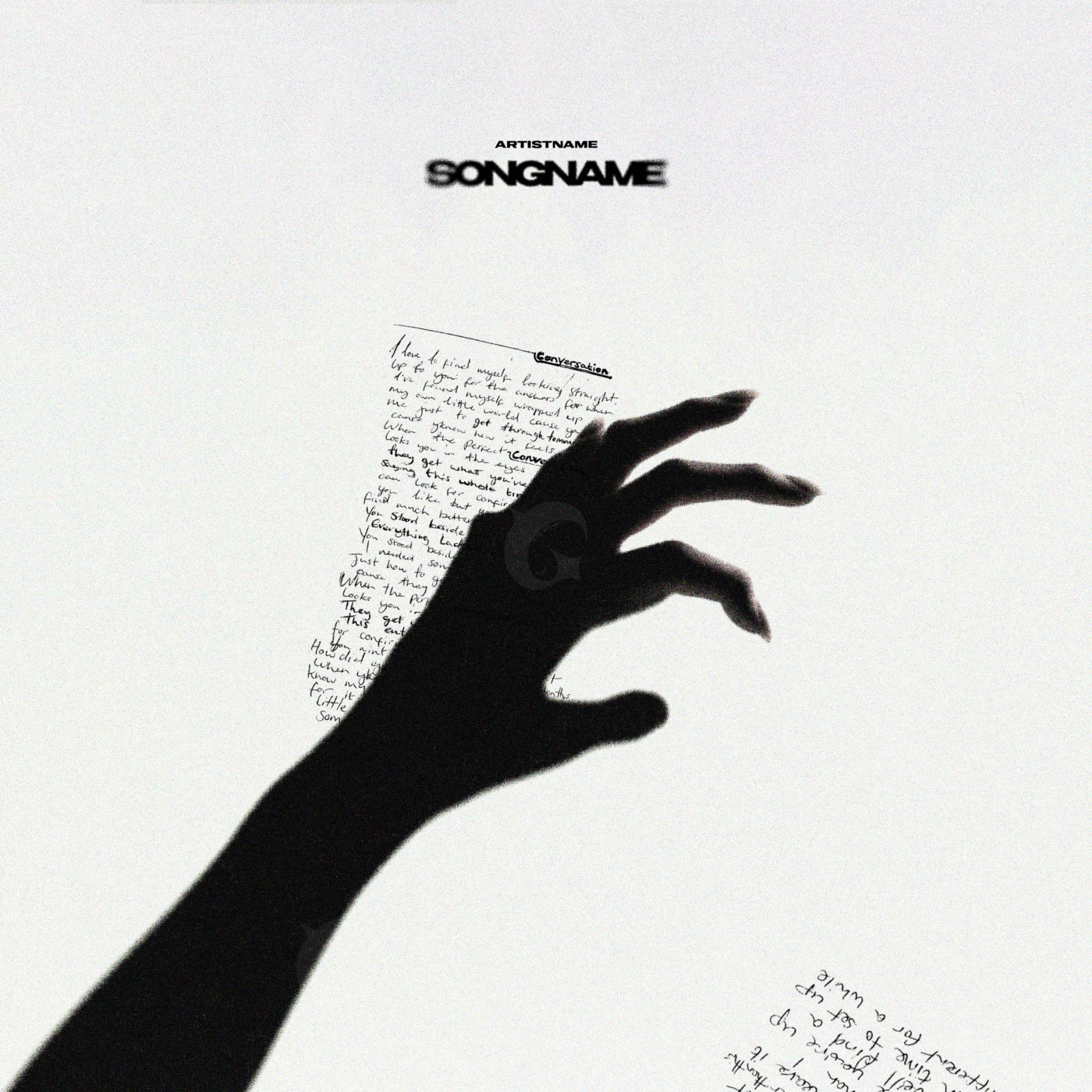 Shadow reaching letter