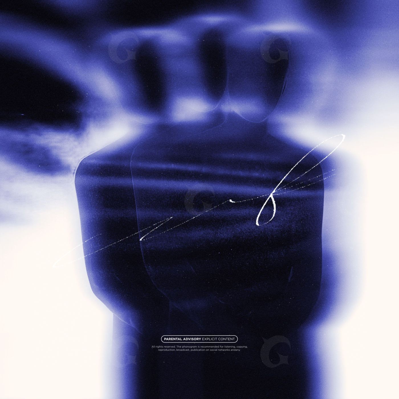 Three shadow figures