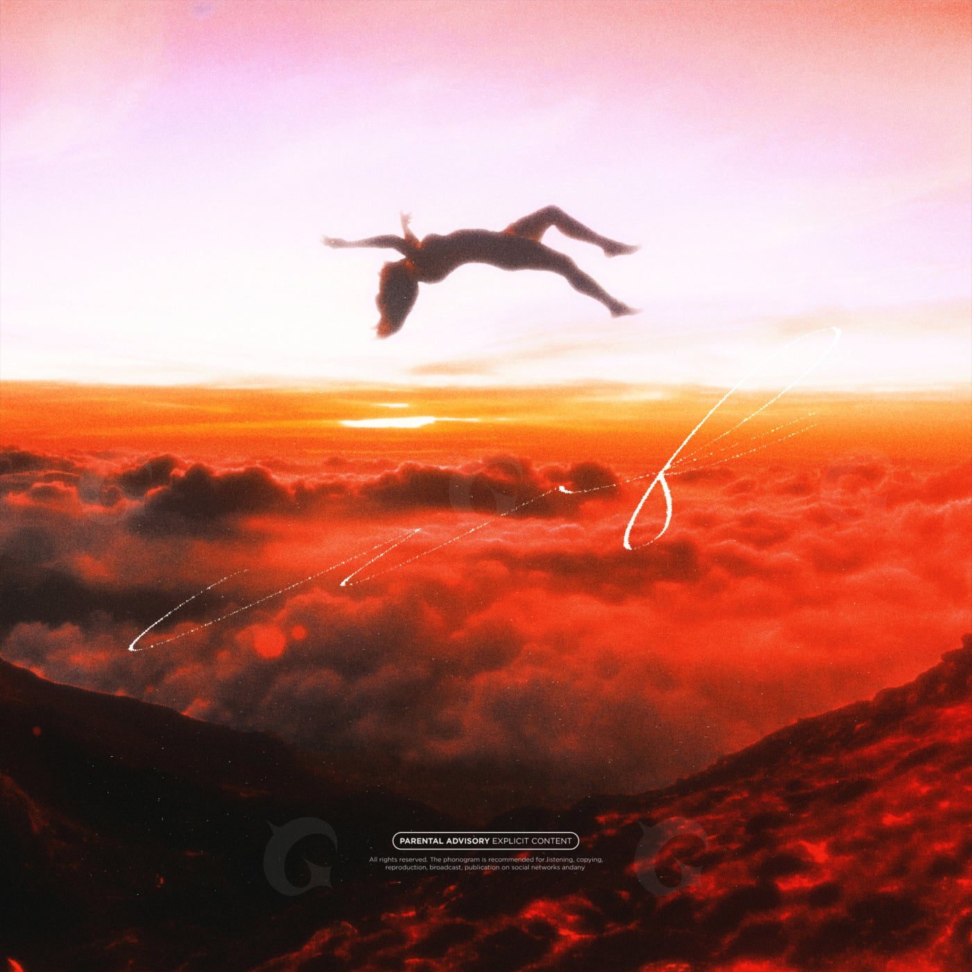 Floating above clouds